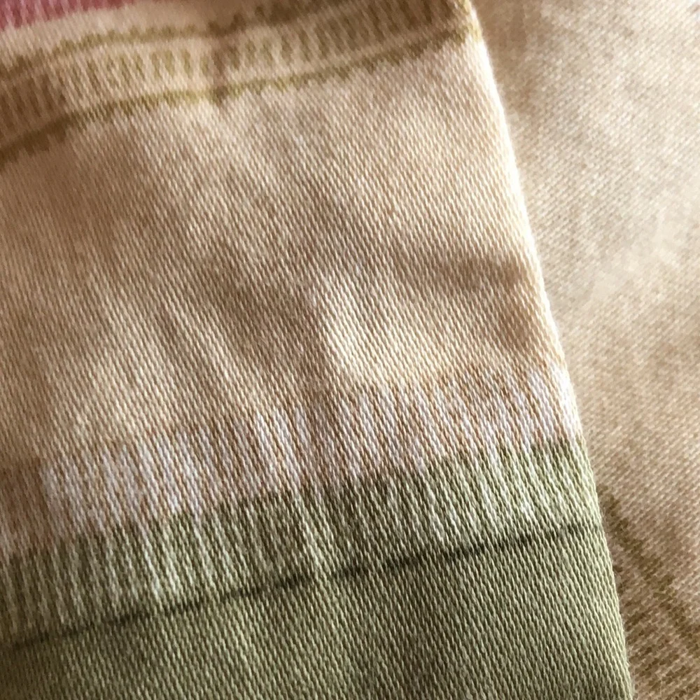 WAVERLY FOREVER YOURS GOLD ROSE PINK STRIPE FLORAL European sham 90s vibe 💕